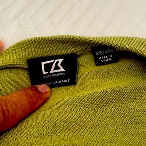 Mens Cutter and Buck Size 4X V-neck Sweater